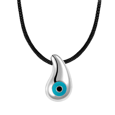 Eye Drop 24 Lucky Charm in Sterling Silver plated in Platinum