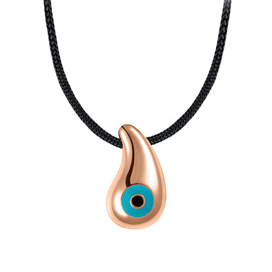 Eye Drop 24 Lucky Charm in Sterling Silver plated in Rose Gold