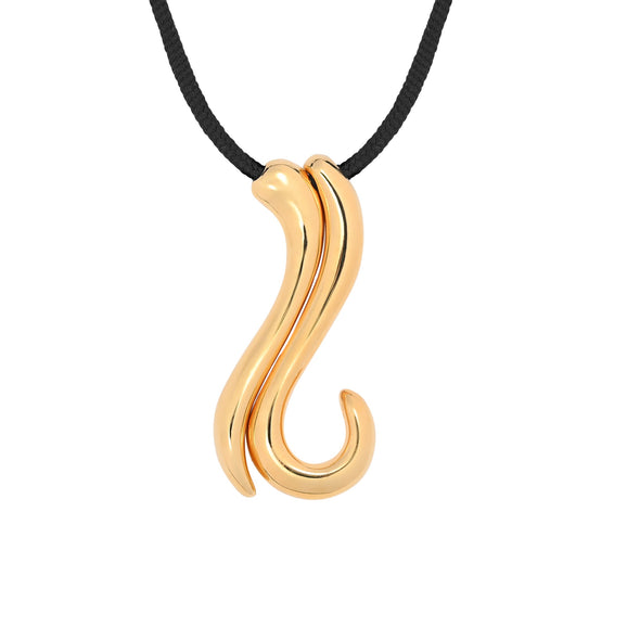 Γούρι Lucky Hook 26 σε Ορείχαλκο με επιμετάλλωση σε 18Κ Χρυσό