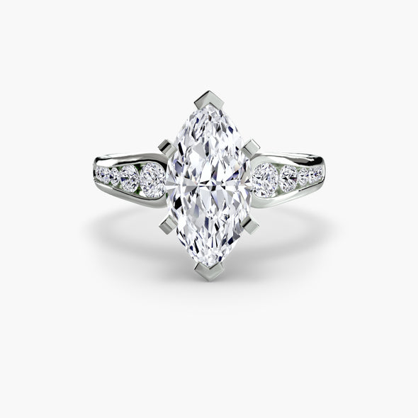 Solitaire with Pavé 2