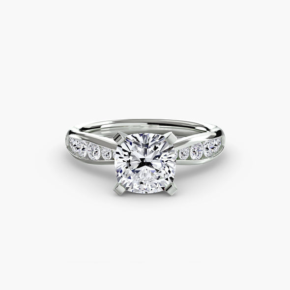 Solitaire with Pavé 3