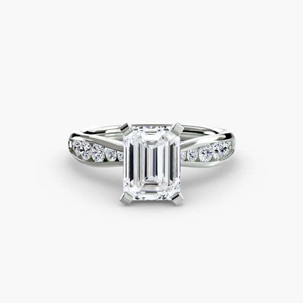 Solitaire with Pavé 3