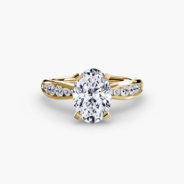 Solitaire with Pavé 3
