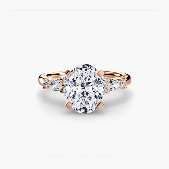 The Floral Accent Solitaire