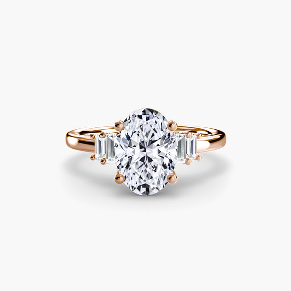 Baguette Accent Solitaire