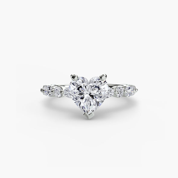 Solitaire with Eternity Pavé 2