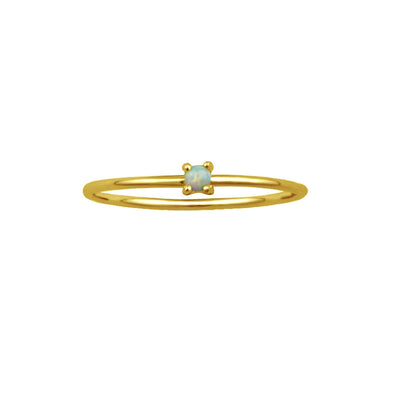 Dream Sterling Silver Ring plated in 18K Gold