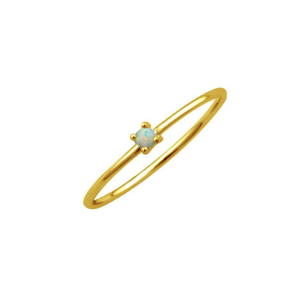 Dream Sterling Silver Ring plated in 18K Gold