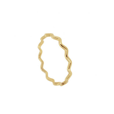 Δαχτυλίδι Pure σε Ασήμι 925 με επιμετάλλωση σε Χρυσό 18Κ