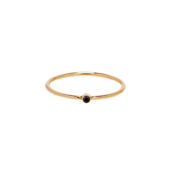 Simple Sterling Silver Ring plated in 18K Gold