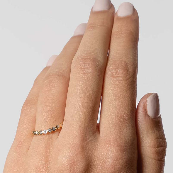 Δαχτυλίδι Aimee σε Ασήμι 925 με επιμετάλλωση σε Χρυσό 18Κ