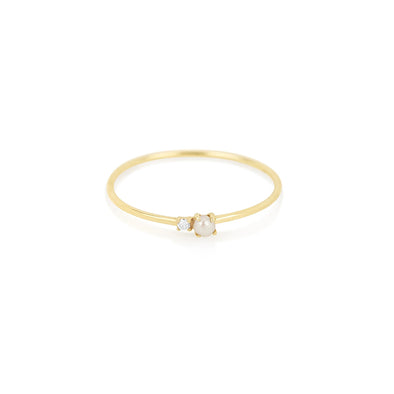 Hope Sterling Silver Ring plated in 18K Gold