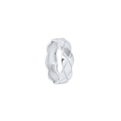 Grace Sterling Silver Ring plated in Rhodium
