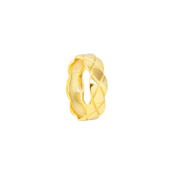 Grace Sterling Silver Ring plated in 18K Gold