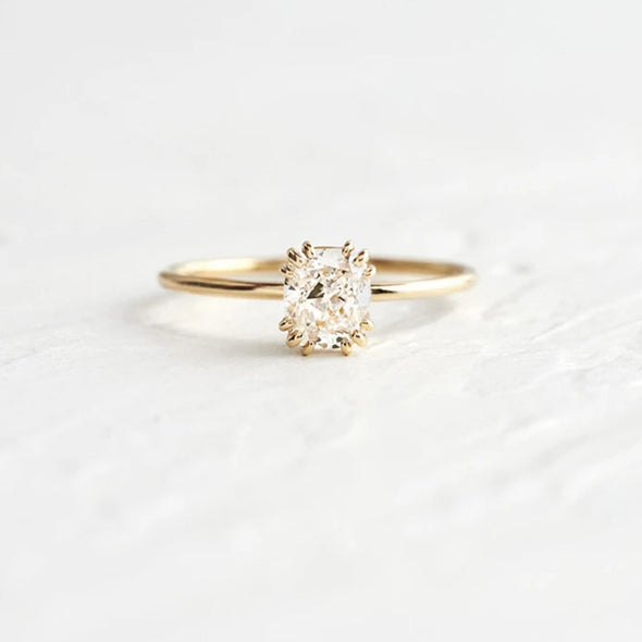 Angeline Sterling Silver Ring plated in 18K Gold