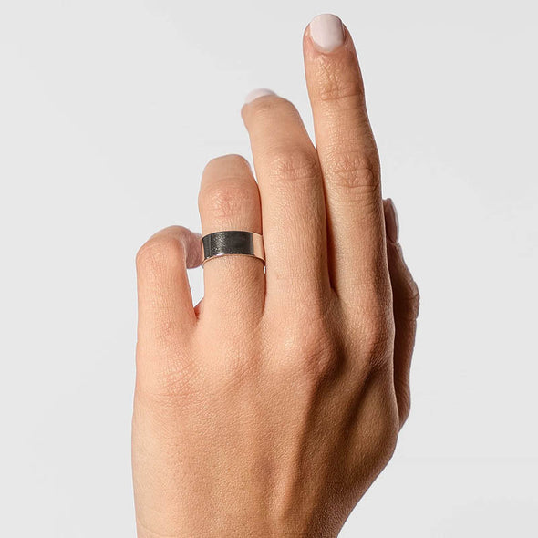 Celine Sterling Silver Ring plated in Rhodium