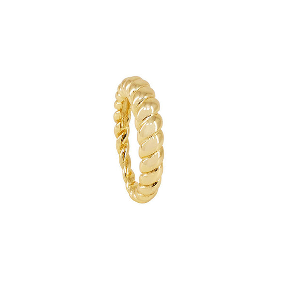 Harmony Sterling Silver Ring plated in 18K Gold