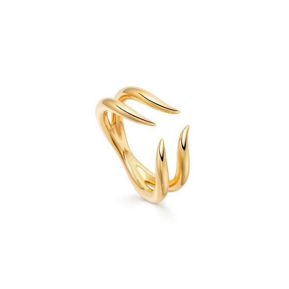 Limoges Sterling Silver Ring plated in 18K Gold