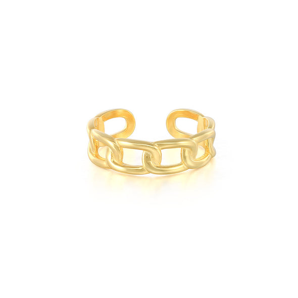 Chloe Sterling Silver Ring plated in 18K Gold
