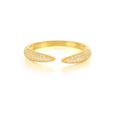 Passy Sterling Silver Ring plated in 18K Gold