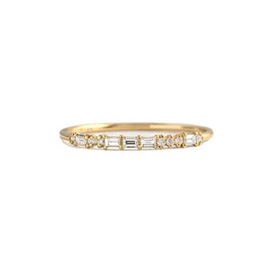 Soho Sterling Silver Ring plated in 18K Gold