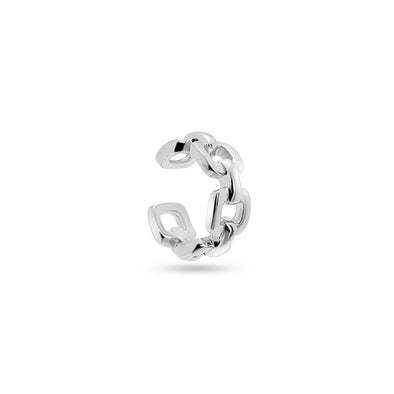 Montpellier Sterling Silver Earcuff plated in Rhodium