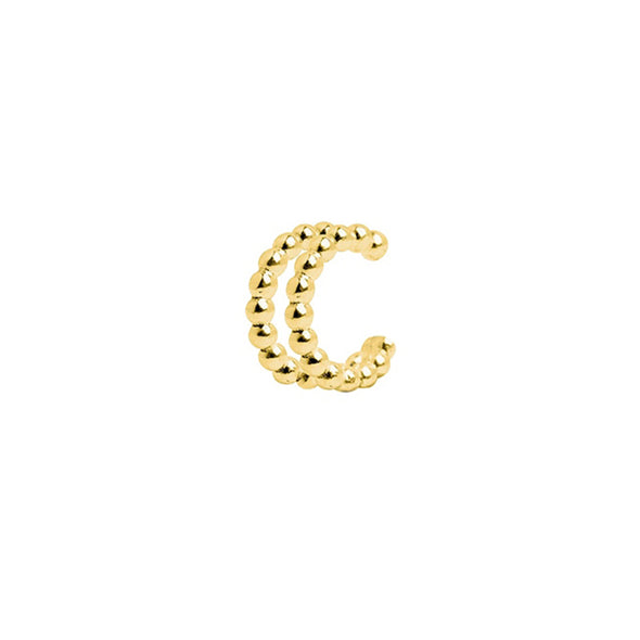Σκουλαρίκι Ear Cuff Venve σε Ασήμι 925 με επιμετάλλωση σε Χρυσό 18Κ