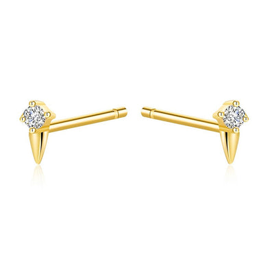 Jolie Sterling Silver Earrings plated in 18K Gold