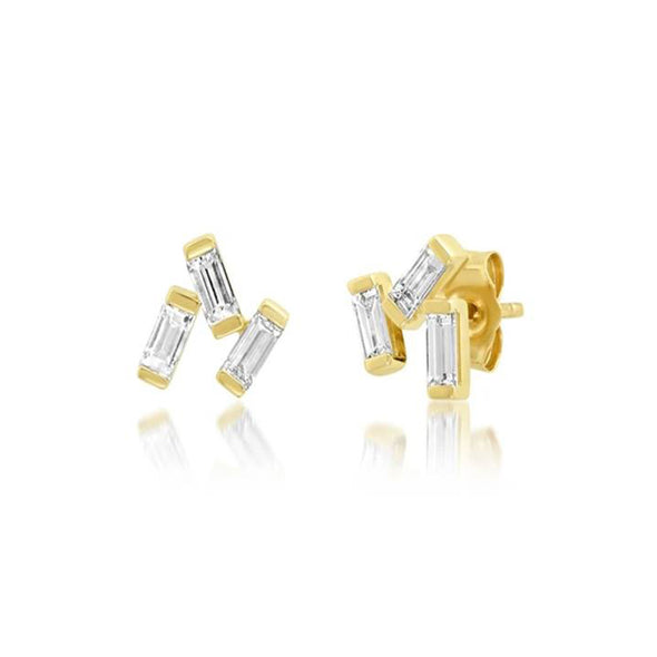 Kyoto Sterling Silver Earrings plated in 18K Gold
