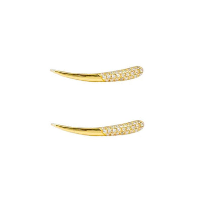 Orleans Sterling Silver Earrings plated in 18K Gold
