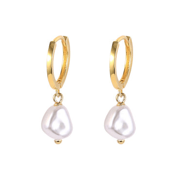 Asmara Sterling Silver Earrings plated in 18K Gold