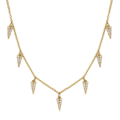 Dakar Sterling Silver Necklace plated in 18K Gold