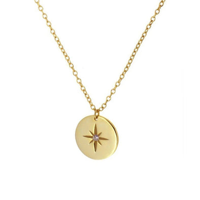Leto Sterling Silver Pendant plated in 18K Gold