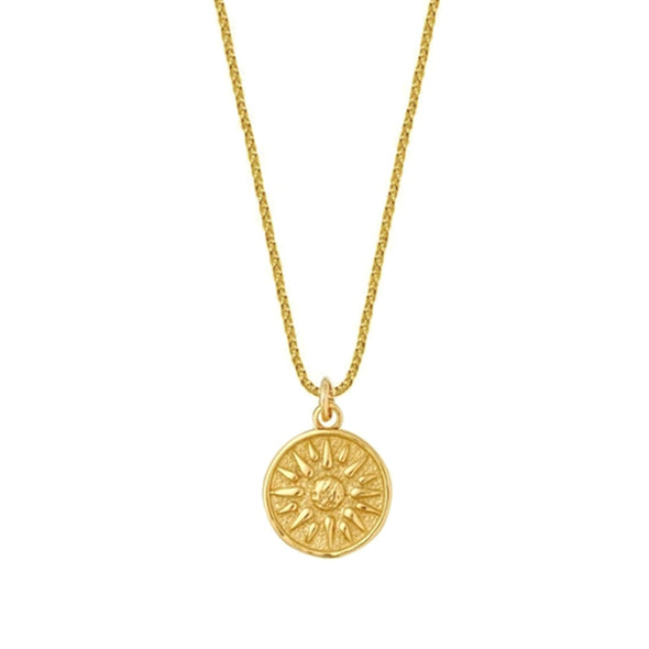 Vergina Sterling Silver Pendant plated in 18K Gold