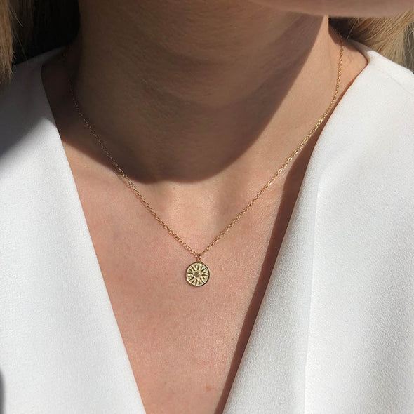 Vergina Sterling Silver Pendant plated in 18K Gold