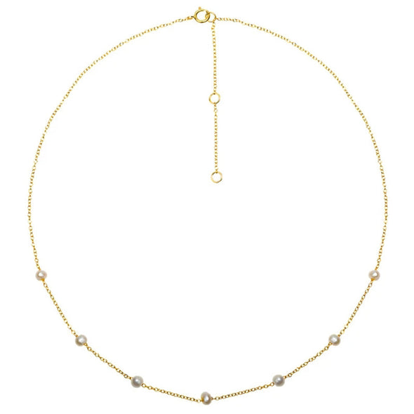 Tale Sterling Silver Necklace plated in 18K Gold
