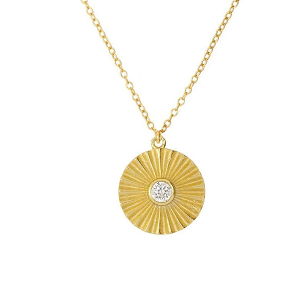 Artemis Sterling Silver Pendant plated in 18K Gold