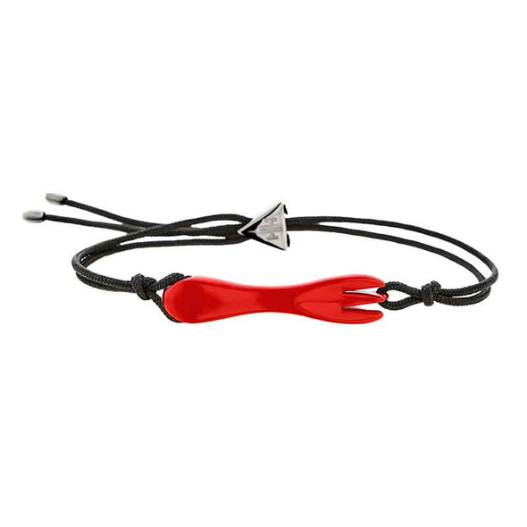 Fork Bracelet by Akis Petretzikis in Brass plated in Red Metal