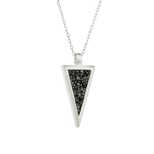 Μενταγιόν Μικρός Τρίγωνο με Διαμάντια