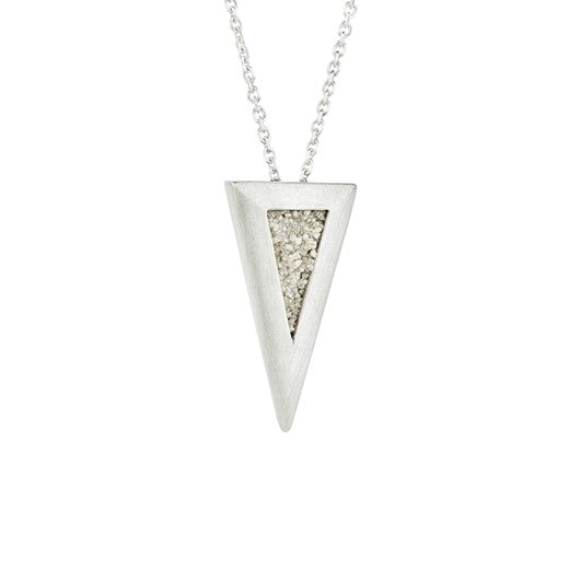 Large Diamond Triangle Pendant