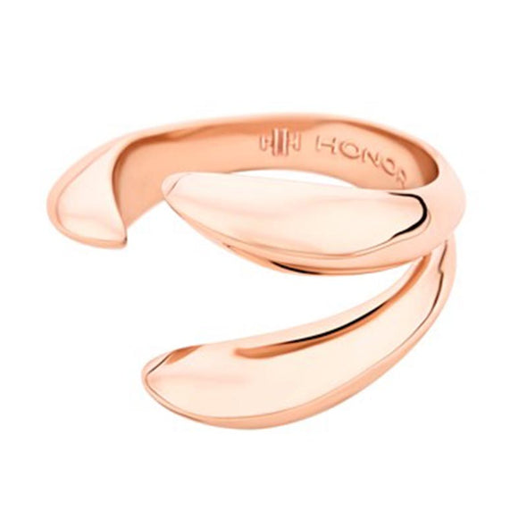 Tiger Claws Sterling Silver Ring plated in 18K Rose Gold